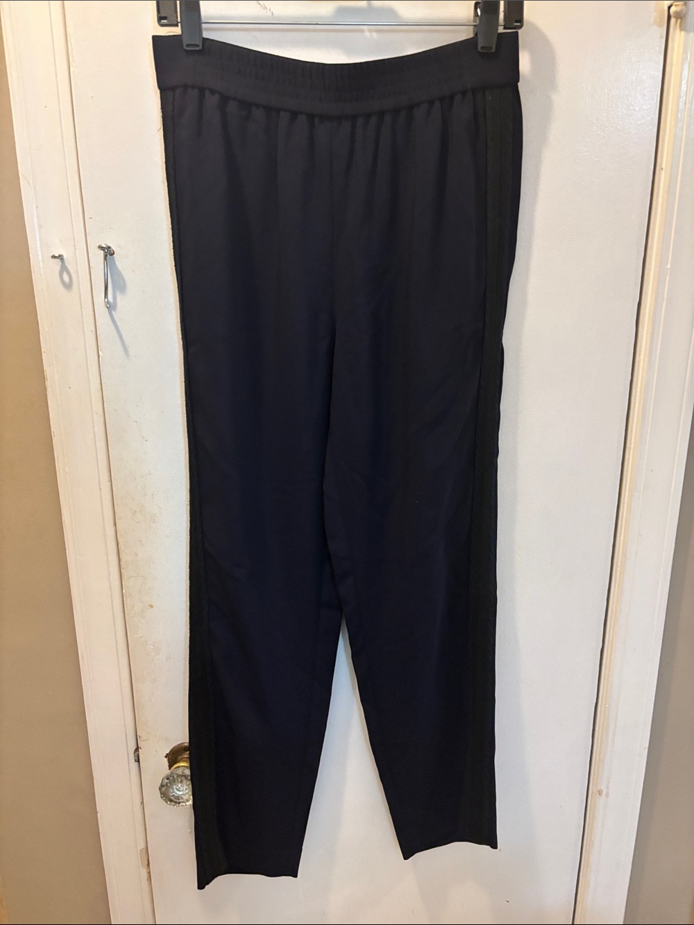 Kobi Halperin 4 Black Elastic-Waist tuxedo  Pants 26-360